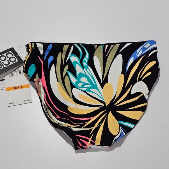 Coco Reef Retro Swirl High-Waist Reversible Bikini Bottom - Picture 3 of 9